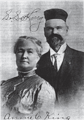 S.S. King and his wife Annie from 1890